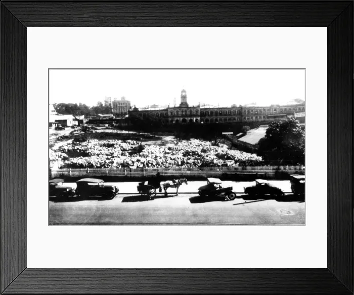 Framed Print : Demolition of Old Normal School, 1927. Creator: Unknown Framed Print : Demolition of Old Normal School, 1927. Creator: Unknown