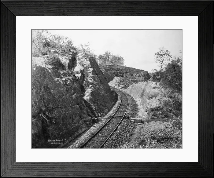 Framed Print : Toowoomba Range between Murphy's Creek and Highfields, c1894. Creator: Poul C Poulsen. Toowoomba Range between Murphy's Creek and Highfields, c1894. Creator: Poul C Poulsen Framed Print : Toowoomba Range between Murphy's Creek and Highfields, c1894. Creator: Poul C Poulsen. Toowoomba Range between Murphy's Creek and Highfields, c1894. Creator: Poul C Poulsen