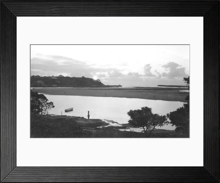 Framed Print : Lagoon, Tweed Heads with Flagstaff Hill in the background, 1906. Creator: Robert Augustus Henry L'Estrange. Lagoon, Tweed Heads with Flagstaff Hill in the background, 1906 Framed Print : Lagoon, Tweed Heads with Flagstaff Hill in the background, 1906. Creator: Robert Augustus Henry L'Estrange. Lagoon, Tweed Heads with Flagstaff Hill in the background, 1906