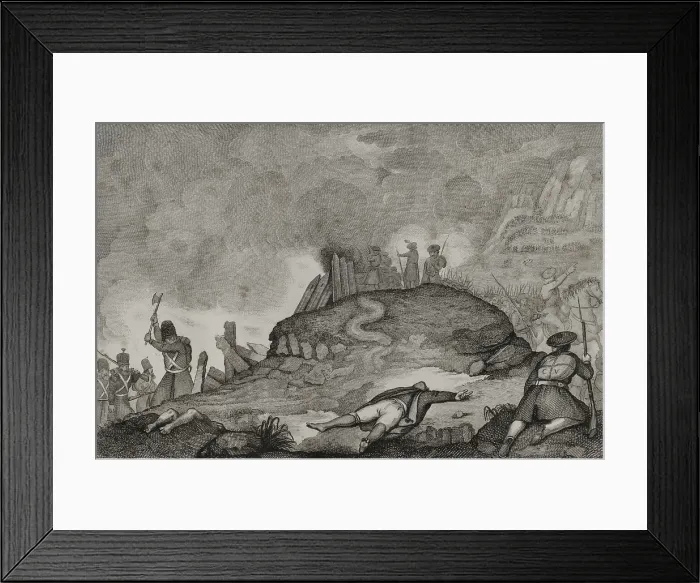 Framed Print : First Carlist War (1833-1840): Battle of Ormaiztegui (3 January 1835), 1845. Creators: Francisco Sainz, Juan Garrafa Framed Print : First Carlist War (1833-1840): Battle of Ormaiztegui (3 January 1835), 1845. Creators: Francisco Sainz, Juan Garrafa
