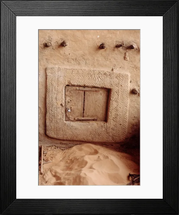 Framed Print : Granary, Pays Dogon, Mali, 1990. Creator: Amanda Waite Framed Print : Granary, Pays Dogon, Mali, 1990. Creator: Amanda Waite