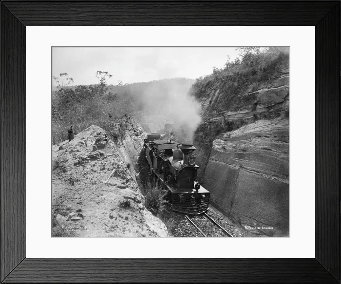 Framed Print : Toowoomba Range engine Murphy's Creek and Highfields, c1894. Creator: Poul C Poulsen. Toowoomba Range engine Murphy's Creek and Highfields, c1894. Creator: Poul C Poulsen Framed Print : Toowoomba Range engine Murphy's Creek and Highfields, c1894. Creator: Poul C Poulsen. Toowoomba Range engine Murphy's Creek and Highfields, c1894. Creator: Poul C Poulsen
