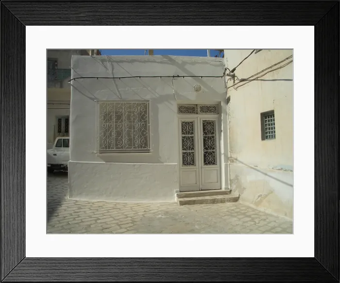 Framed Print : White house, Sousse, Tunisia, 2009. Creator: Amanda Waite Framed Print : White house, Sousse, Tunisia, 2009. Creator: Amanda Waite