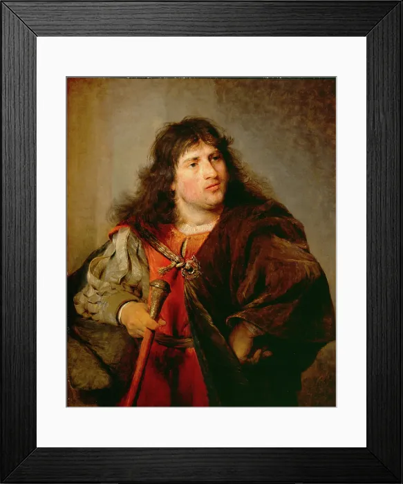 Framed Print : Portrait of a Man, 1689. Creator: Aert de Gelder Framed Print : Portrait of a Man, 1689. Creator: Aert de Gelder