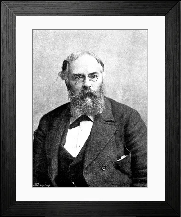 Framed Print : Mr. Frederick York Powell, Regius Professor of Modern History at the University of Oxford, 1895. Creators: Russell & Sons, George Meisenbach Framed Print : Mr. Frederick York Powell, Regius Professor of Modern History at the University of Oxford, 1895. Creators: Russell & Sons, George Meisenbach