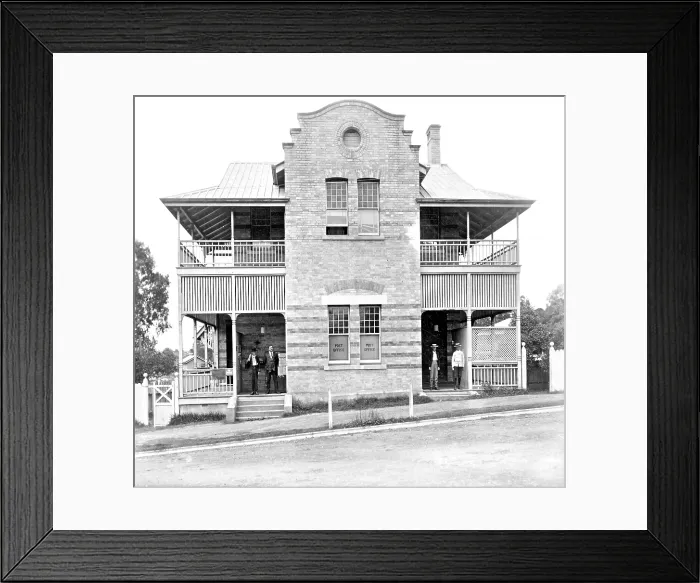 Framed Print : Old Toowong Post Office, High Street, c1905. Creator: Ernest Melville Framed Print : Old Toowong Post Office, High Street, c1905. Creator: Ernest Melville
