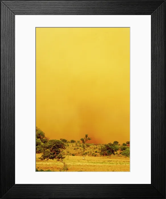 Framed Print : Sandstorm, Mali, 1990. Creator: Amanda Waite