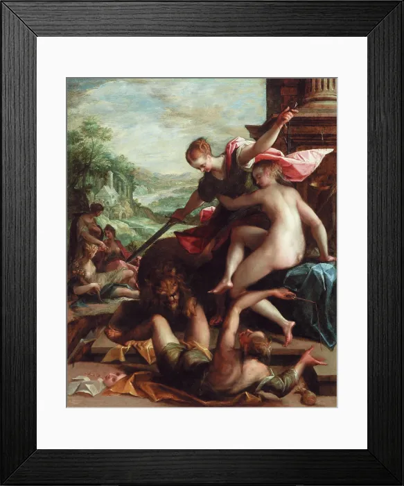 Framed Print : The Triumph of Truth, c1598. Creator: Hans von Aachen Framed Print : The Triumph of Truth, c1598. Creator: Hans von Aachen