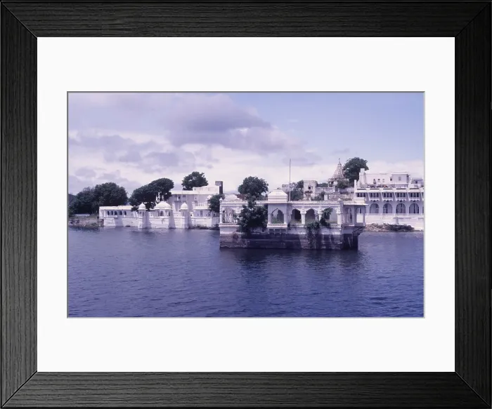 Framed Print : Lake Palace, Udaipur, India, 1988. Creator: Amanda Waite Framed Print : Lake Palace, Udaipur, India, 1988. Creator: Amanda Waite