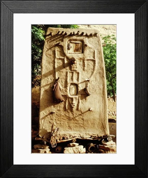 Framed Print : Granary, Pays Dogon, Mali, 1990. Creator: Amanda Waite Framed Print : Granary, Pays Dogon, Mali, 1990. Creator: Amanda Waite
