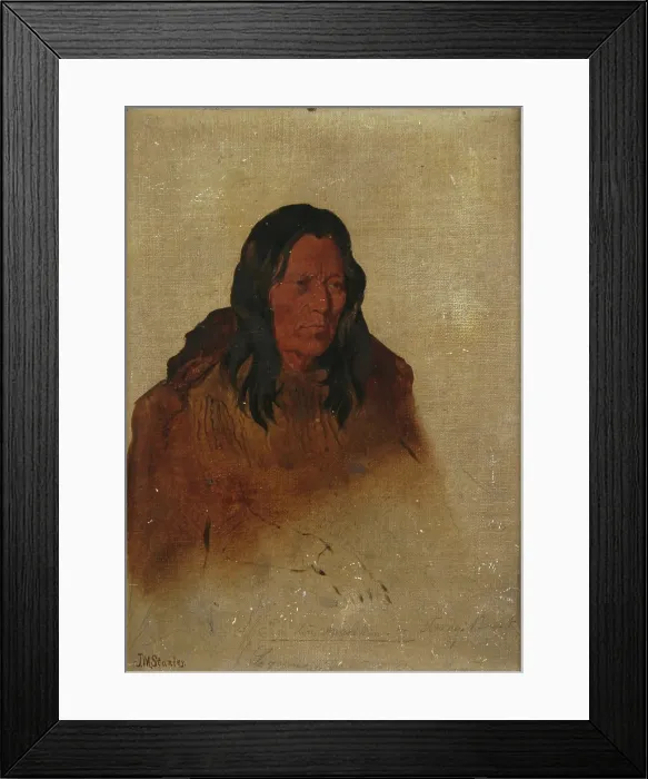 Framed Print : Tin Tin Malikin, 1847. Creator: John Mix Stanley Framed Print : Tin Tin Malikin, 1847. Creator: John Mix Stanley