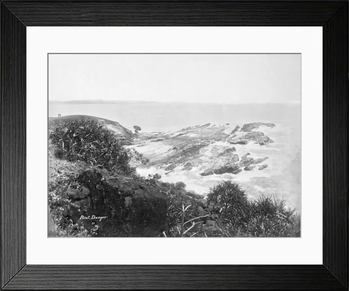 Framed Print : Point Danger 2, 1894. Creator: Poul C Poulsen Framed Print : Point Danger 2, 1894. Creator: Poul C Poulsen