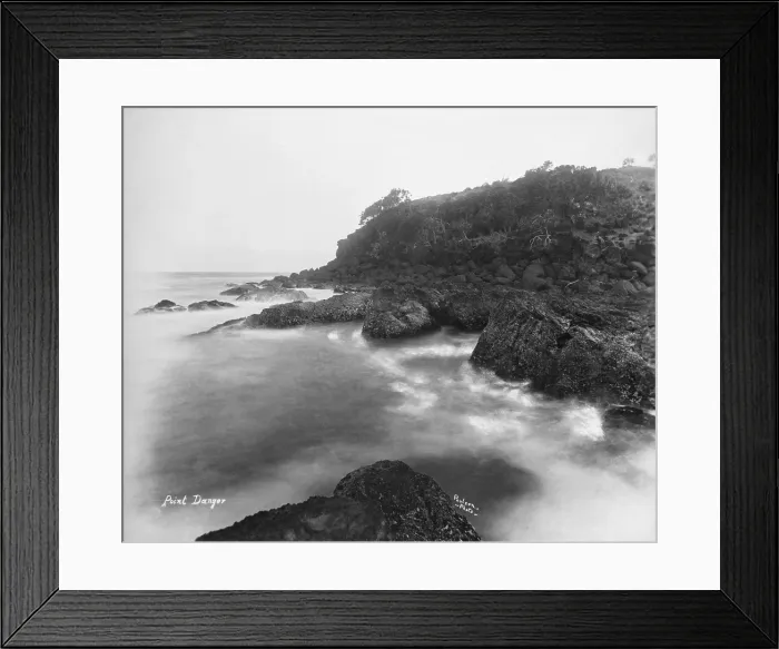 Framed Print : Point Danger 3, 1894. Creator: Poul C Poulsen Framed Print : Point Danger 3, 1894. Creator: Poul C Poulsen
