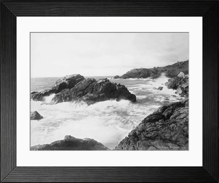 Framed Print : Mulgumpin, (Moreton Island), Cape Cliff, 1894. Creator: Poul C Poulsen Framed Print : Mulgumpin, (Moreton Island), Cape Cliff, 1894. Creator: Poul C Poulsen