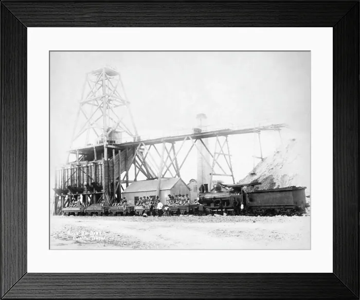Framed Print : Charters Towers Mills Day Dawn, 1894. Creator: Poul C Poulsen Framed Print : Charters Towers Mills Day Dawn, 1894. Creator: Poul C Poulsen