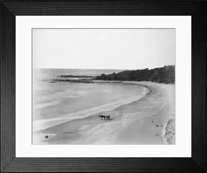 Framed Print : Rainbow Bay, Point Danger, Coolangatta, Queensland, c1894. Creator: Poul C Poulsen Framed Print : Rainbow Bay, Point Danger, Coolangatta, Queensland, c1894. Creator: Poul C Poulsen