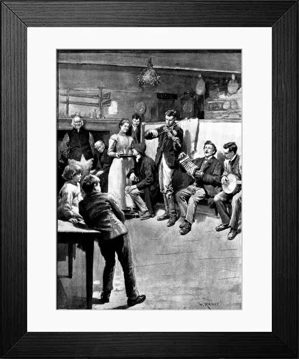 Framed Print : 'The Song That Reached My Heart', 1895. Creator: George Meisenbach
