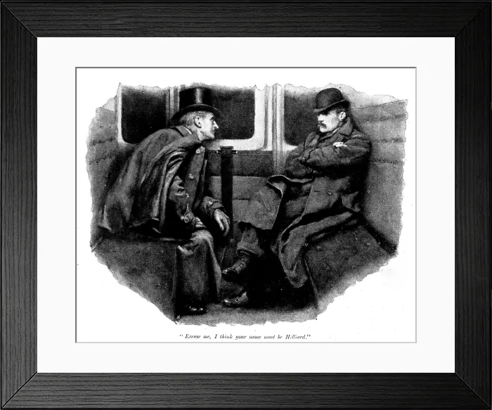 Framed Print : Eve's Ransom: 'Excuse me, I think your name must be Hilliard', 1895 Framed Print : Eve's Ransom: 'Excuse me, I think your name must be Hilliard', 1895