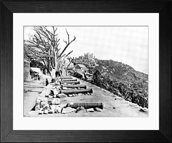 Framed Print : The Troubles in Madagascar: the battery at Ambodinandohalo, 1895. Creator: George Meisenbach Framed Print : The Troubles in Madagascar: the battery at Ambodinandohalo, 1895. Creator: George Meisenbach