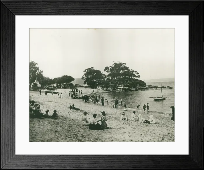 Framed Print : Hunters Beach, Balmoral, c1910. Creator: Unknown Framed Print : Hunters Beach, Balmoral, c1910. Creator: Unknown