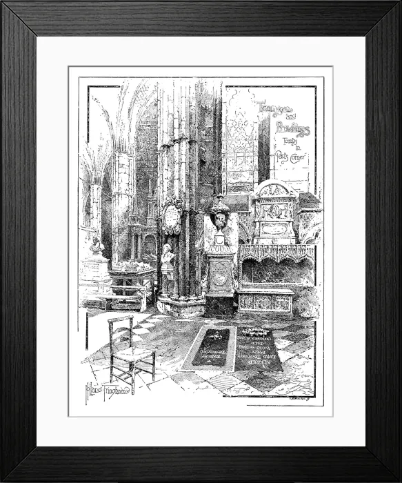 Framed Print : Poets Corner, Westminster Abbey, 1895. Creators: Unknown, Carl Hentschel. Poets Corner, Westminster Abbey, 1895. Creators: Unknown, Carl Hentschel Framed Print : Poets Corner, Westminster Abbey, 1895. Creators: Unknown, Carl Hentschel. Poets Corner, Westminster Abbey, 1895. Creators: Unknown, Carl Hentschel