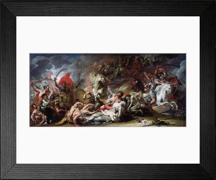 Framed Print : Death on the Pale Horse, 1796. Creator: Benjamin West Framed Print : Death on the Pale Horse, 1796. Creator: Benjamin West