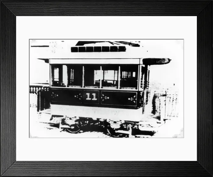 Framed Print : Horse Tram, c1890s. Creator: Unknown Framed Print : Horse Tram, c1890s. Creator: Unknown