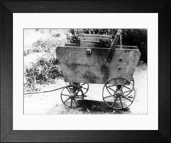Framed Print : Basic Fire Engine, c1870s. Creator: Unknown Framed Print : Basic Fire Engine, c1870s. Creator: Unknown