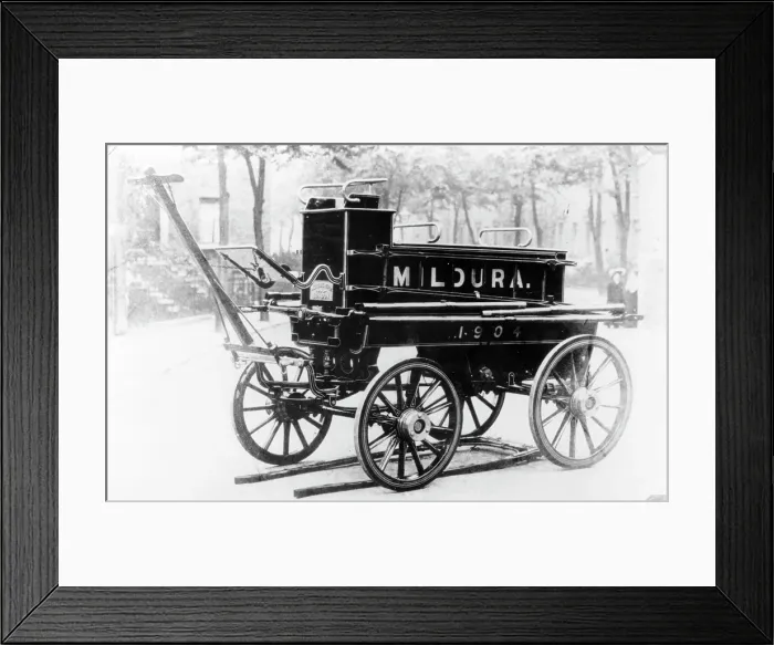 Framed Print : Fire Engine, 1904. Creator: Unknown Framed Print : Fire Engine, 1904. Creator: Unknown