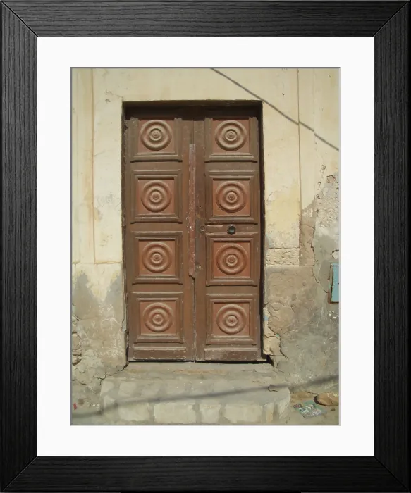 Framed Print : Door, Sousse, Tunisia, 2009. Creator: Amanda Waite Framed Print : Door, Sousse, Tunisia, 2009. Creator: Amanda Waite