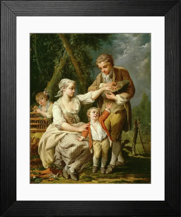 Framed Print : Bird's Nest, 1783-1785. Creator: Jean-Baptiste Charpentier the elder. Bird's Nest, 1783-1785. Creator: Jean-Baptiste Charpentier the elder Framed Print : Bird's Nest, 1783-1785. Creator: Jean-Baptiste Charpentier the elder. Bird's Nest, 1783-1785. Creator: Jean-Baptiste Charpentier the elder