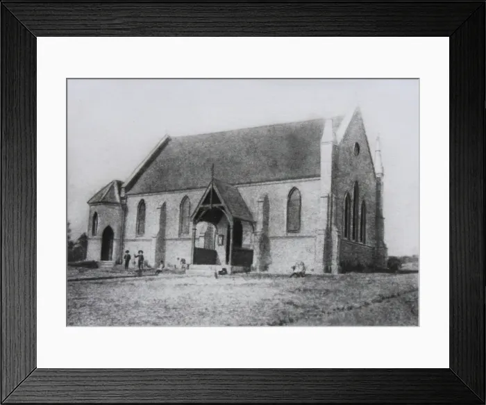 Framed Print : St. Clement's Church of England, Mosman, c1890. Creator: Unknown. St. Clement's Church of England, Mosman, c1890. Creator: Unknown Framed Print : St. Clement's Church of England, Mosman, c1890. Creator: Unknown. St. Clement's Church of England, Mosman, c1890. Creator: Unknown