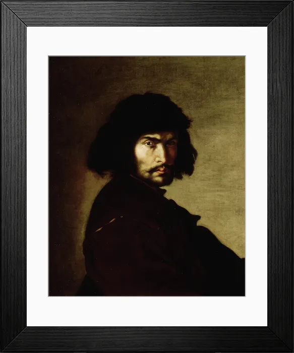 Framed Print : Self-Portrait, 1650s. Creator: Salvator Rosa Framed Print : Self-Portrait, 1650s. Creator: Salvator Rosa
