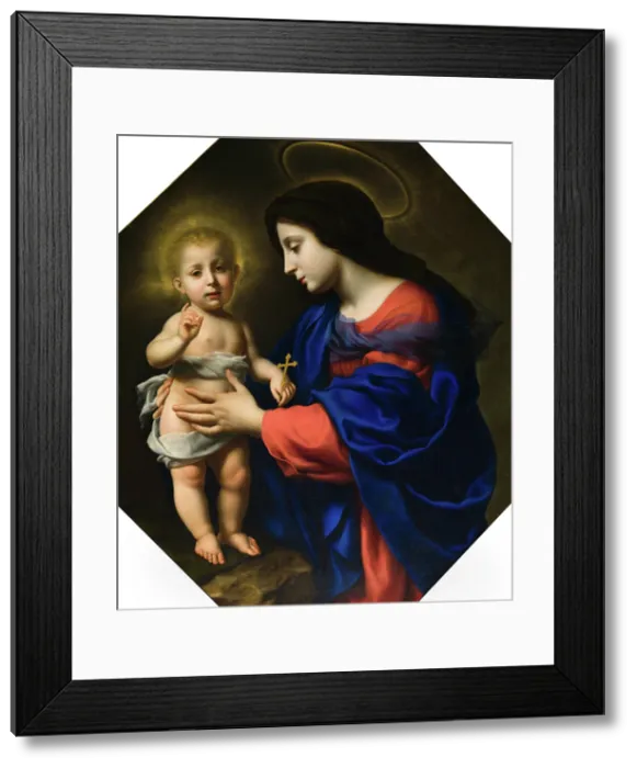 Framed Print : Madonna and Child, 1651. Creator: Carlo Dolci Framed Print : Madonna and Child, 1651. Creator: Carlo Dolci