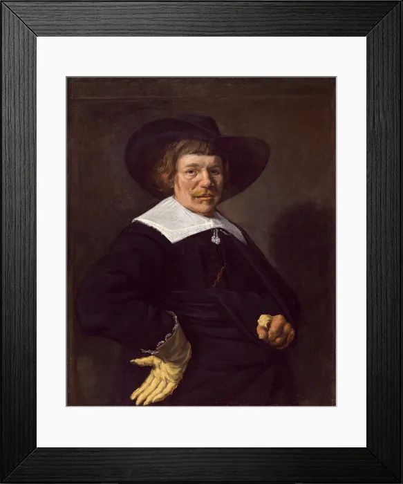 Framed Print : Portrait of a Man, 1644. Creator: Johannes Hals Framed Print : Portrait of a Man, 1644. Creator: Johannes Hals