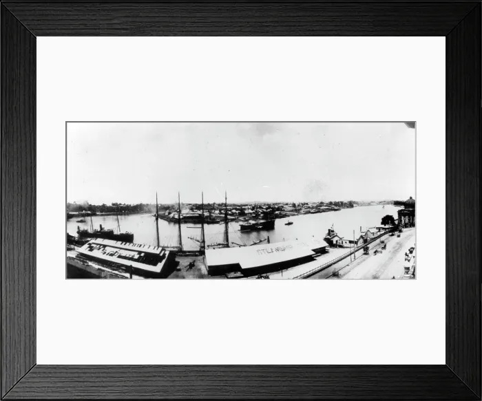 Framed Print : Circular Quay, Petrie Bight, c1900s. Creator: Unknown Framed Print : Circular Quay, Petrie Bight, c1900s. Creator: Unknown
