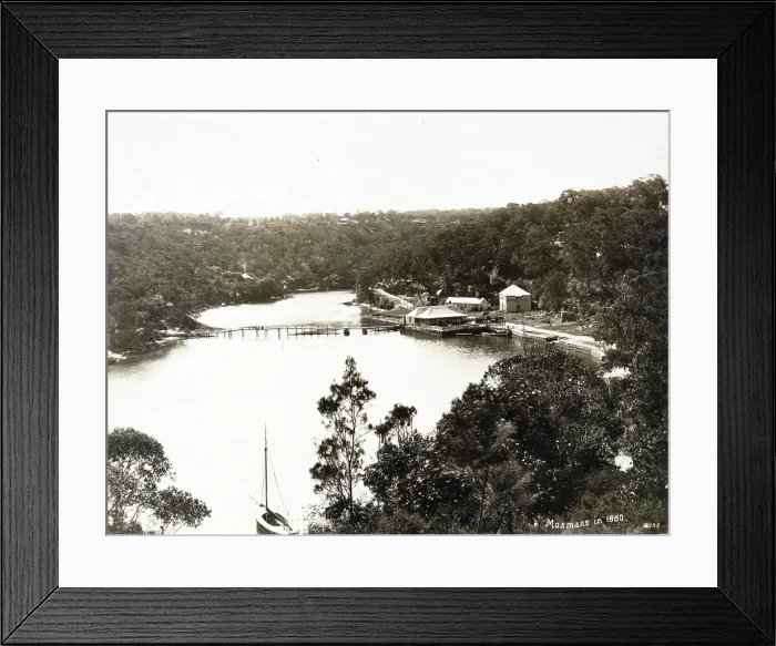 Framed Print : Mosman Bay, c1880. Creator: Unknown Framed Print : Mosman Bay, c1880. Creator: Unknown