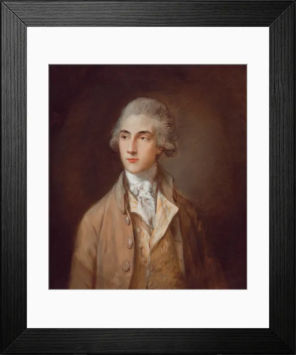 Framed Print : Edward Swinburne, 1785. Creator: Thomas Gainsborough Framed Print : Edward Swinburne, 1785. Creator: Thomas Gainsborough