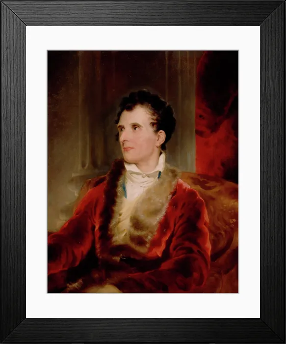 Framed Print : Portrait of Antonio Canova, c1818. Creator: Thomas Lawrence Framed Print : Portrait of Antonio Canova, c1818. Creator: Thomas Lawrence