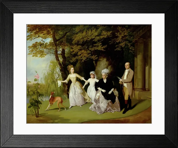 Framed Print : The Wilkinson Family, between 1776 and 1778. Creator: Francis Wheatley Framed Print : The Wilkinson Family, between 1776 and 1778. Creator: Francis Wheatley