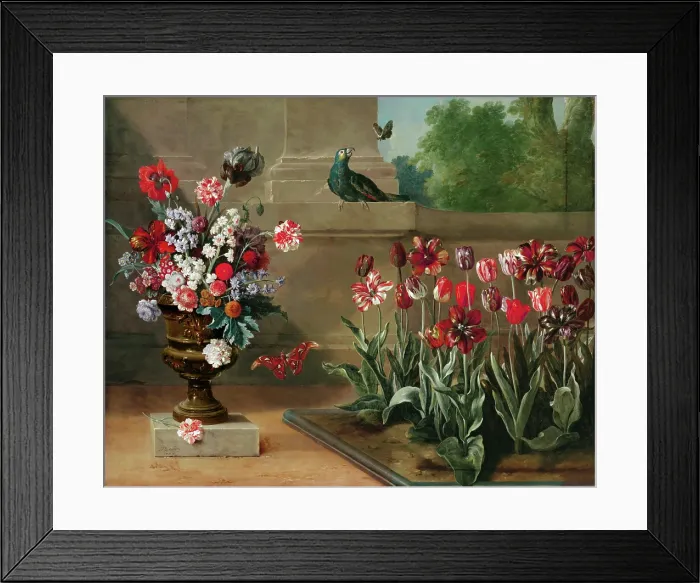 Framed Print : Corner of Monsieur de la Bruyere's Garden, 1744. Creator: Jean-Baptiste Oudry. Corner of Monsieur de la Bruyere's Garden, 1744. Creator: Jean-Baptiste Oudry Framed Print : Corner of Monsieur de la Bruyere's Garden, 1744. Creator: Jean-Baptiste Oudry. Corner of Monsieur de la Bruyere's Garden, 1744. Creator: Jean-Baptiste Oudry