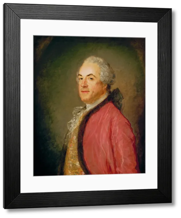 Framed Print : Portrait of a Man, c.between 1761 and 1763. Creator: Jean-Baptiste Perronneau Framed Print : Portrait of a Man, c.between 1761 and 1763. Creator: Jean-Baptiste Perronneau