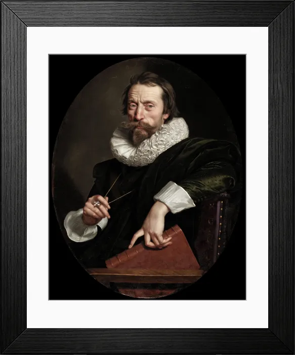Framed Print : Portrait of the Italian Poet, Giambattista Marino, c1621. Creator: Frans Pourbus the Younger Framed Print : Portrait of the Italian Poet, Giambattista Marino, c1621. Creator: Frans Pourbus the Younger