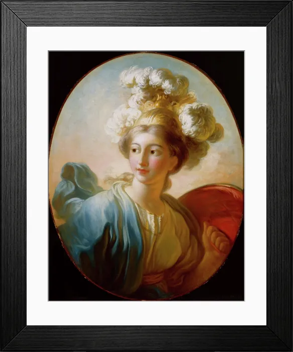 Framed Print : The Goddess Minerva, c1772. Creator: Jean-Honore Fragonard Framed Print : The Goddess Minerva, c1772. Creator: Jean-Honore Fragonard