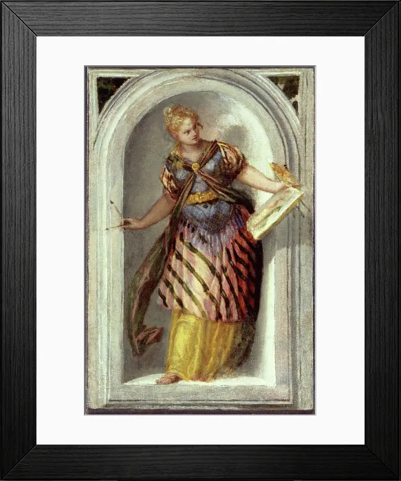 Framed Print : The Muse of Painting, between 1528 and 1588. Creator: Paolo Veronese Framed Print : The Muse of Painting, between 1528 and 1588. Creator: Paolo Veronese