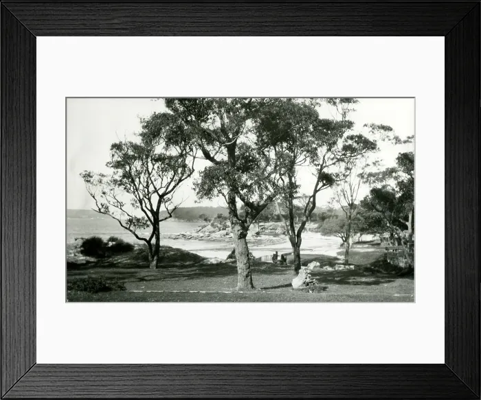 Framed Print : Edwards Beach, Balmoral, c1910. Creator: Unknown