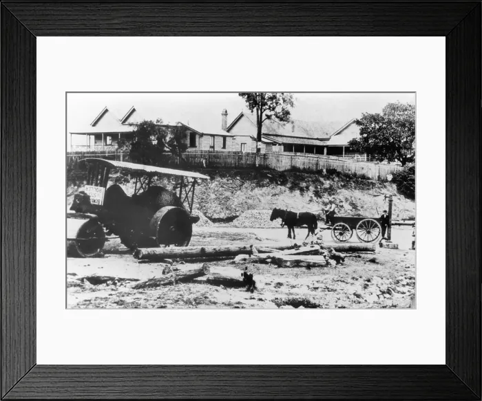 Framed Print : Old Bowen Bridge Road State School in Brisbane, c1910. Creator: Unknown Framed Print : Old Bowen Bridge Road State School in Brisbane, c1910. Creator: Unknown