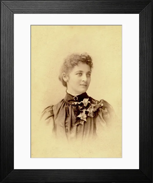 Framed Print : Portrait of an unknown young woman. Creator: J.S. Wiley Framed Print : Portrait of an unknown young woman. Creator: J.S. Wiley