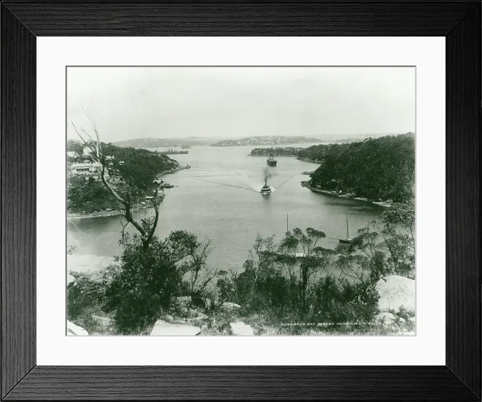 Framed Print : Mosman Bay, looking south. Creator: Unknown Framed Print : Mosman Bay, looking south. Creator: Unknown