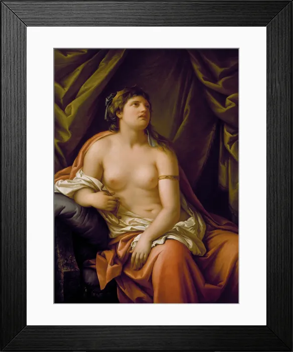 Framed Print : Cleopatra, between 1767 and 1769. Creator: Gavin Hamilton Framed Print : Cleopatra, between 1767 and 1769. Creator: Gavin Hamilton